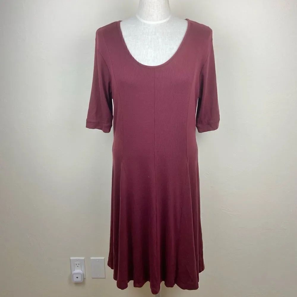 Toad & Co. Windmere Ribbed Midi Dress